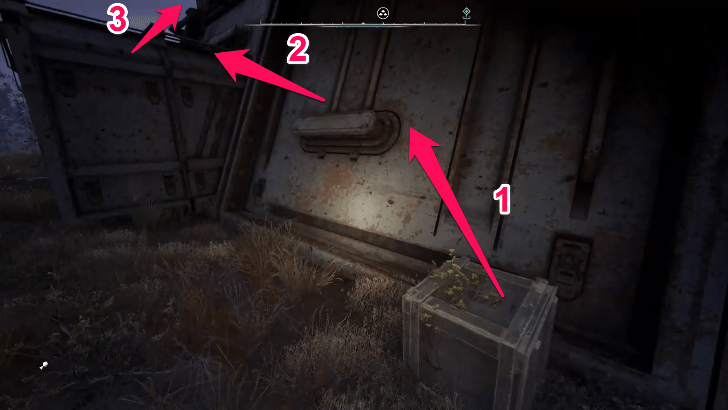 reaching the Diamond Exoskeleton using a crate