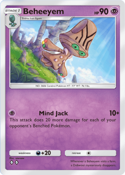 Pokemon TCG Pocket - A1a 035 Beheeyem