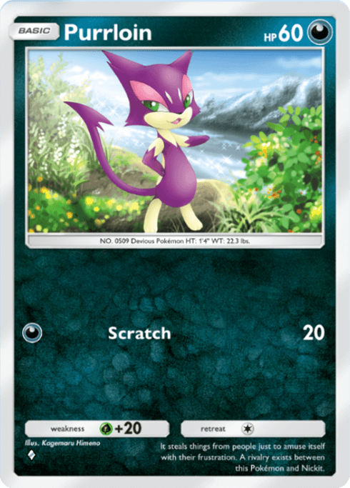 Pokemon TCG Pocket - A1a 051 Purrloin