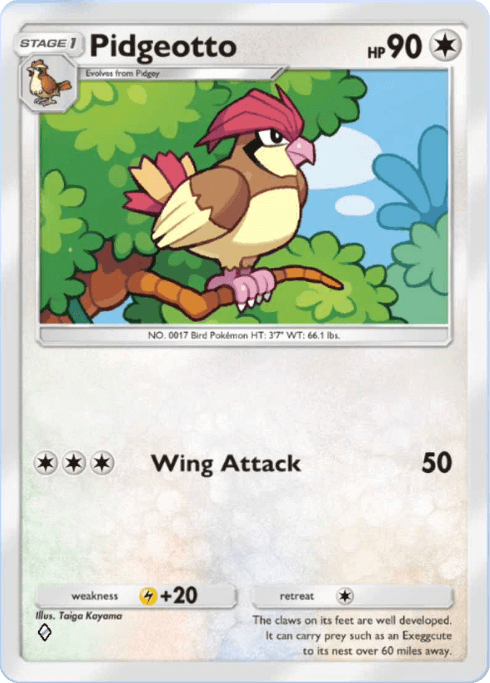 Pokemon TCG Pocket - A1a 058 Pidgeotto