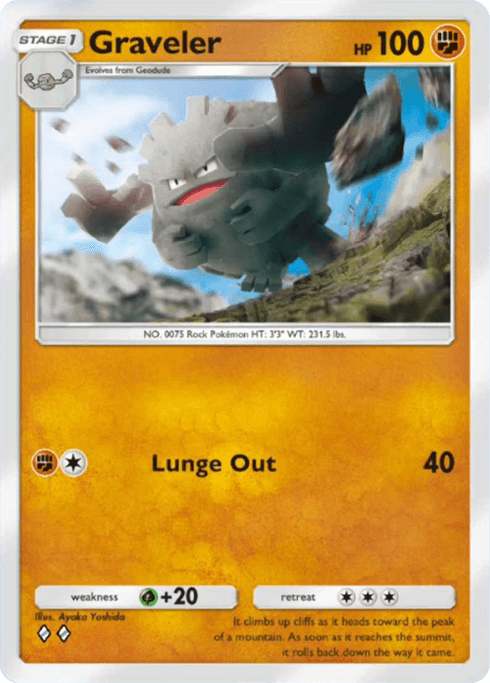 Pokemon TCG Pocket - A1a 044 Graveler