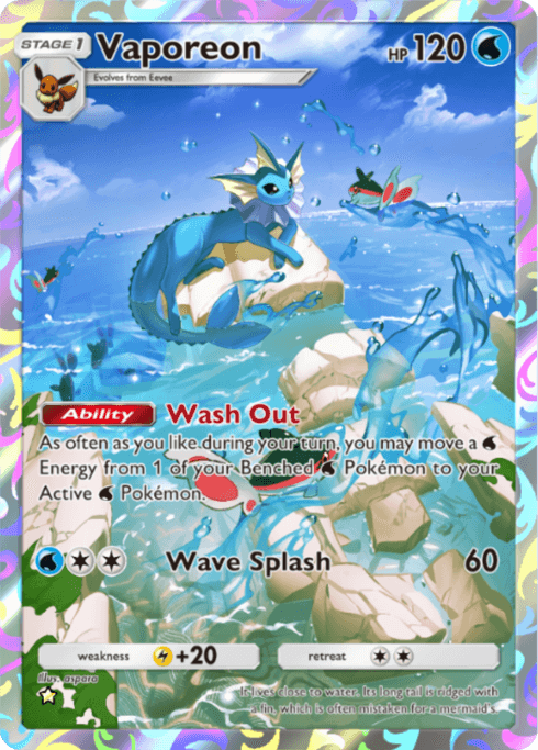 Pokemon TCG Pocket - A1a 072 Vaporeon