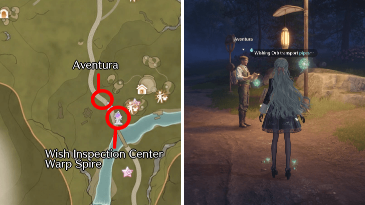 Infinity Nikki Observation: Wish Transport Pipeline Quest Location