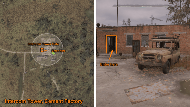 Intercom Tower Safe, Cement Factory