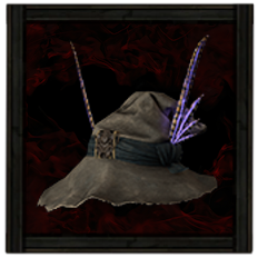 Path of Exile 2 (PoE 2) - Violet Clay Mage Helmet