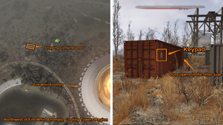 Shipping Container Door, Cooling Towers Region