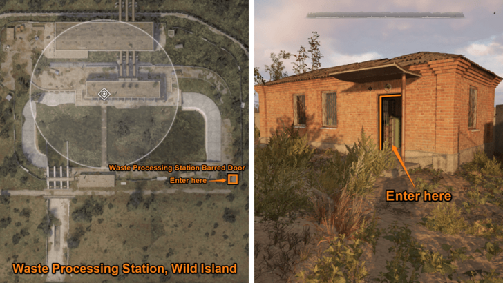 Waste Processing Station Barred Door, Wild Islands