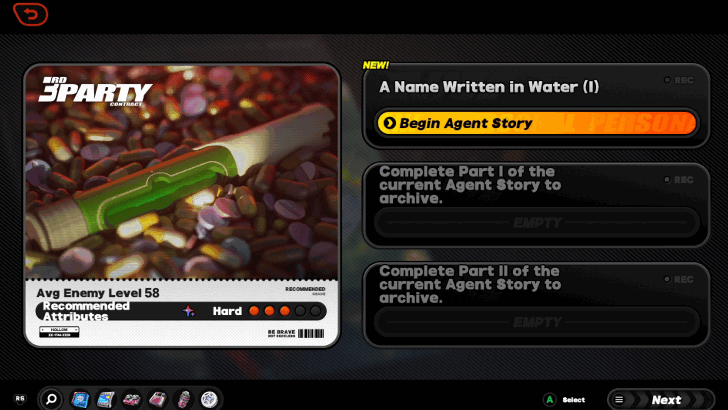 Part of the A Name Written in Water Agent Story