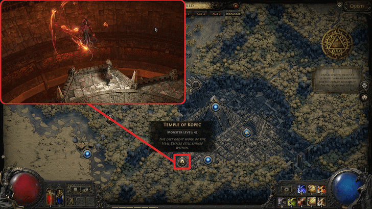 Path of Exile 2 - Ketzuli, High Priest of the Sun Location