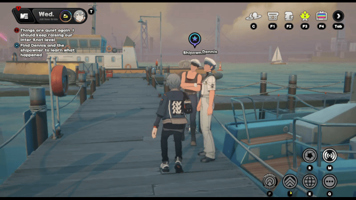 Talk to the Shipowner and Dennis