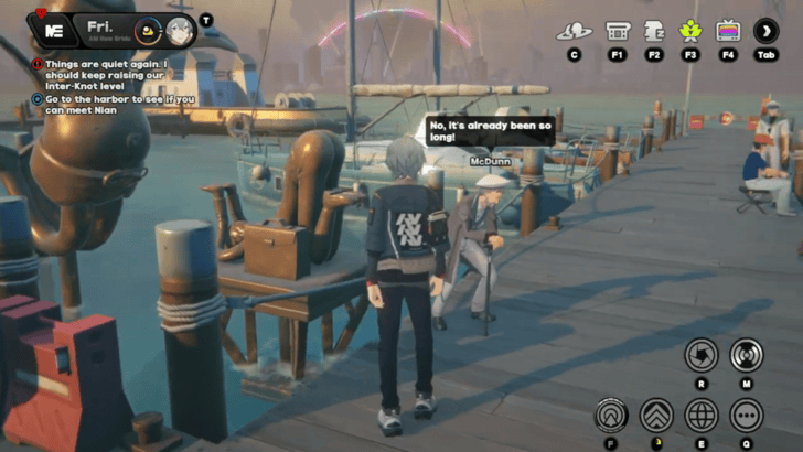 Return to Port Elpis the Next Day