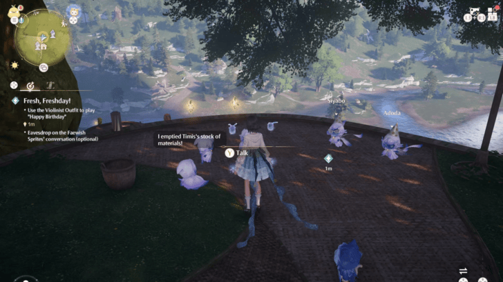 Infinity Nikki Eavesdrop on the Other Faewish Sprites