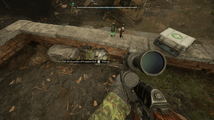 PSZ-5V Guardian of Freedom Suit Stash Location