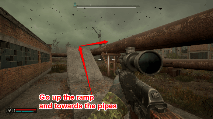 PSZ-5V Guardian of Freedom Suit Location Step 1