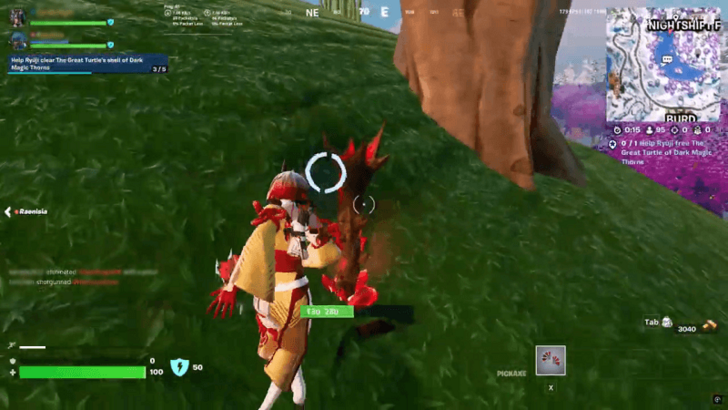 Destroy the Dark Magic Thorns