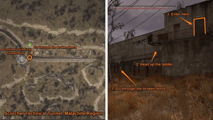 Scorcher Technical Tunnel Door, Malachite Region