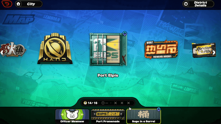 Port Elpis in Travel Menu