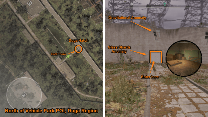 Duga Hatch, Duga Region