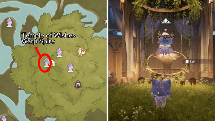 Infinity Nikki Fifteen Years, Echoes of Wishes Quest Location