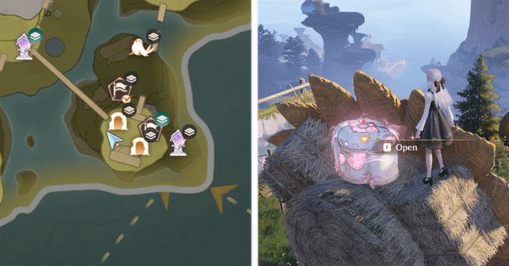 Bouncy Blue Chest Location