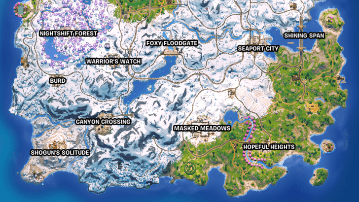 New Winter Map