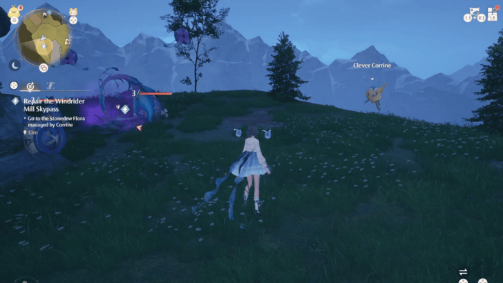 Infintiy Nikki Go to the Stonedew Flora Managed by Corrine