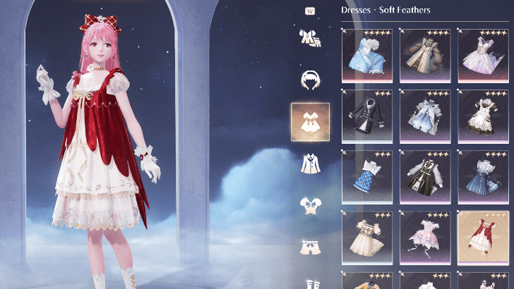 Infinity Nikki Wardrobe Screen