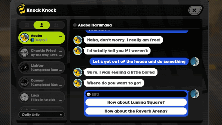 Send Harumasa an Invite