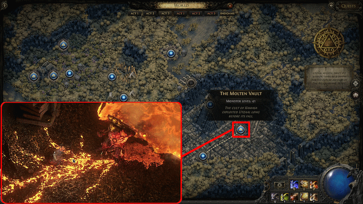 Path of Exile 2 - Mektul, the Forgemaster Location