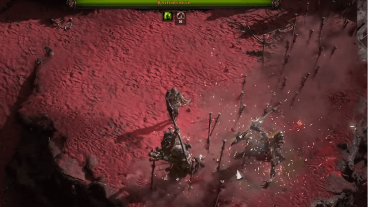 Rathbreaker Spear Attack