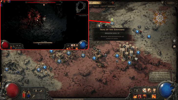 Path of Exile 2 - Rattlecage, the Earthbreaker Location