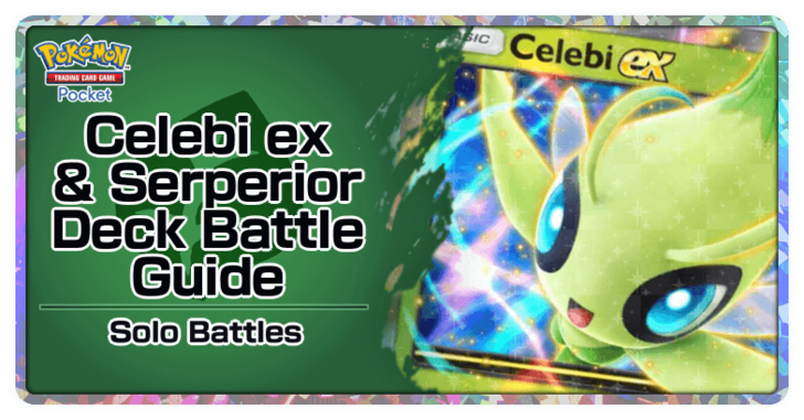 Pokemon TGC Pocket - Celebi ex & Serperior Deck (Mythical Island) Deck Build and How to Play