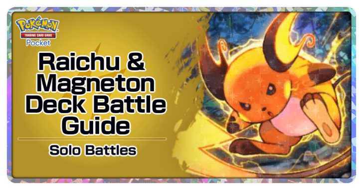 Pokemon TGC Pocket - Raichu & Magneton Deck (Mythical Island) Deck Build and How to Play
