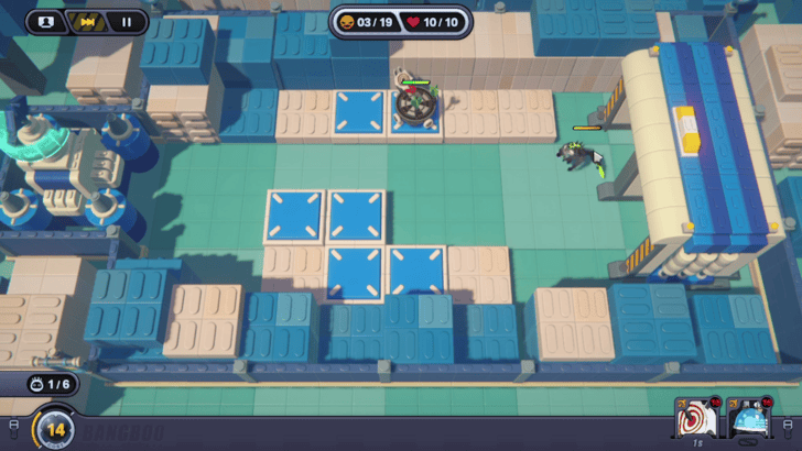 Place Boollseye on the Top-Right