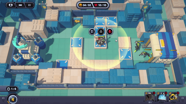 Place Boollseye in the Middle Tile