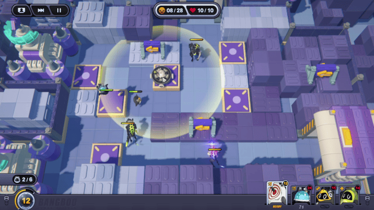 Place a Boollseye on the Top-Middle Tile