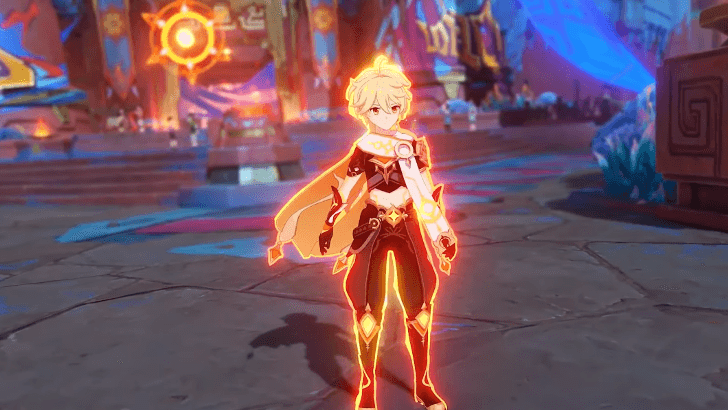 Genshin - Pyro Traveler