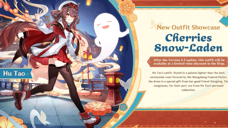 Genshin - Hu Tao Skin - Cherries Snow-Laden.png