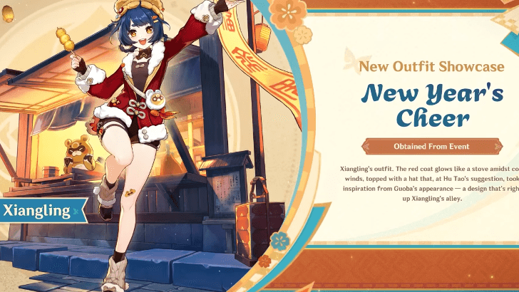 Genshin - Xiangling Skin - New Year