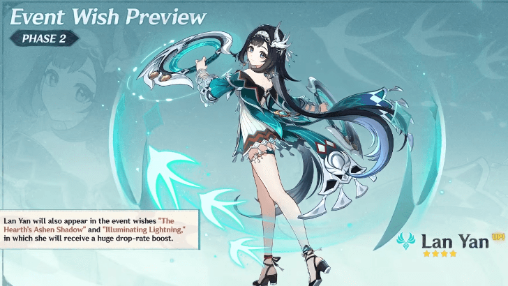 Genshin - Lan Yan Banner Phase 2