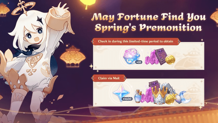 Genshin - May Fortune Find You Spring