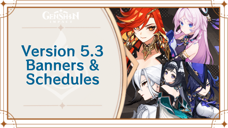 Genshin Impact - Genshin Impact 5.3 Banners and Characters