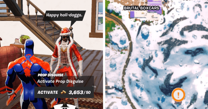 Fortnite -  Santa Dogg Character Location