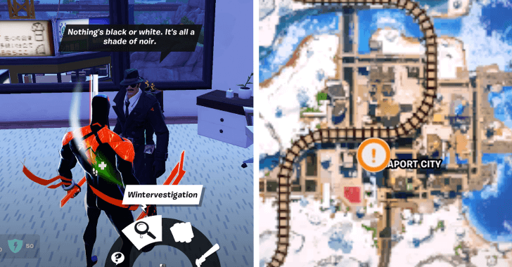 Fortnite -  Noir Character Location