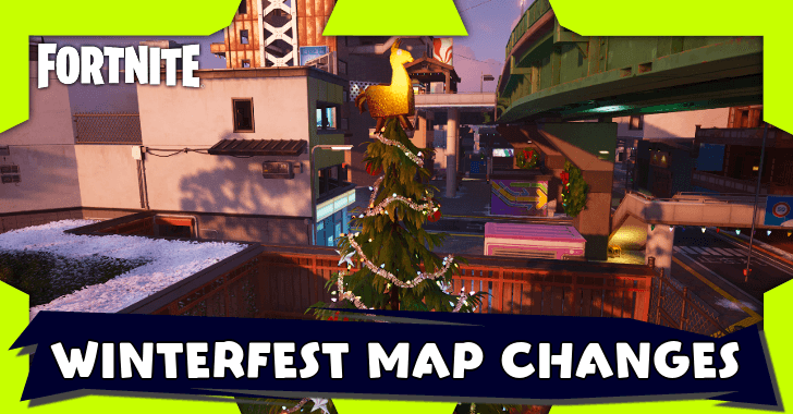 Fortnite - All Winterfest 2024 Map Changes
