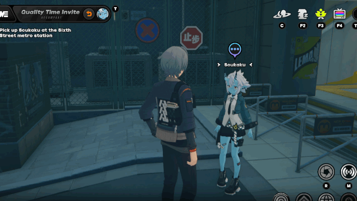 Pick Up Soukaku at the Metro Station