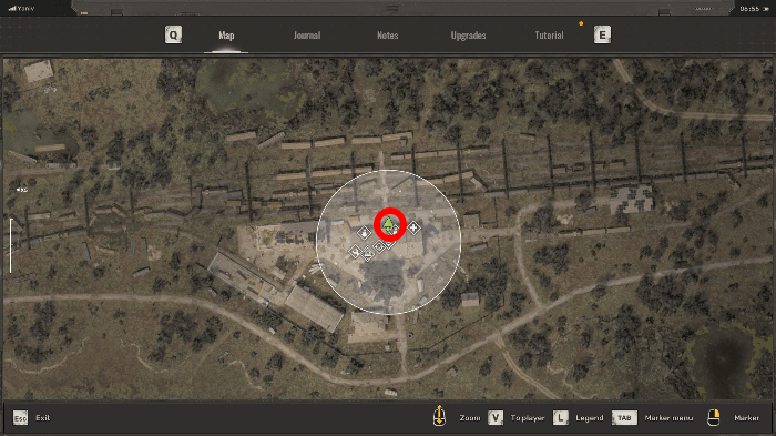 F-1 Grenade Yaniv Station Map