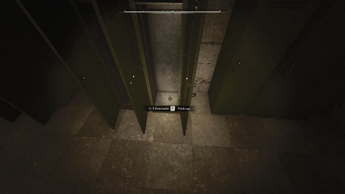 F-1 Grenade Location