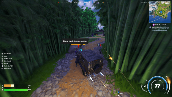 Drive Into the Demon Warriors