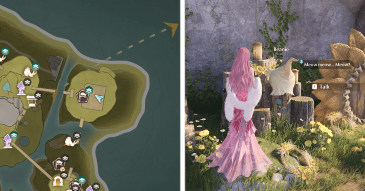 Meow-Meow and Cappy Quest Location